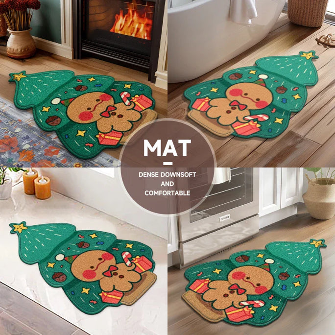 Gingerbread Christmas Doormat